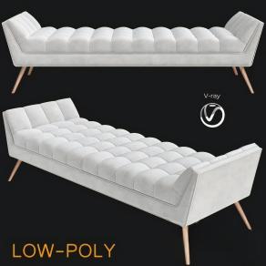 欧式古典床尾凳-1